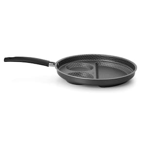 Frigideira Breakfast Gourmet Preto 26 Cm Em Alumínio Com Revestimento Interno Antiaderente