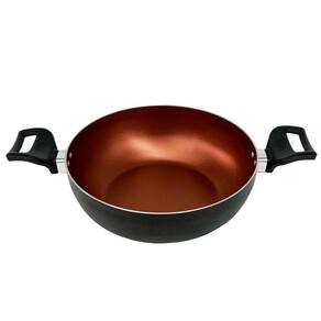 Panela Frigideira Caçarola Wok 24 Cm Antiaderente Alumínio - Cobre