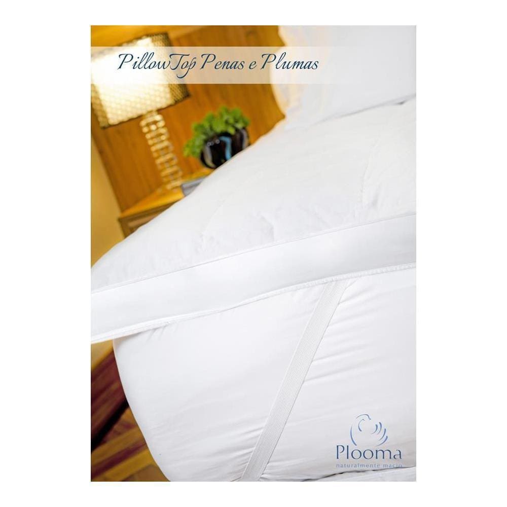 Pillow Top Queen 80% Pena 20% Pluma De Ganso Plooma