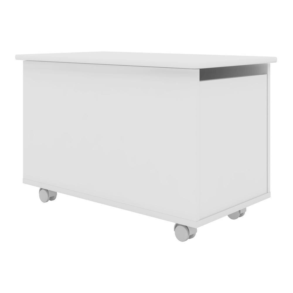 Baú Organizador Com Rodízios Multimóveis Cr35092 Branco