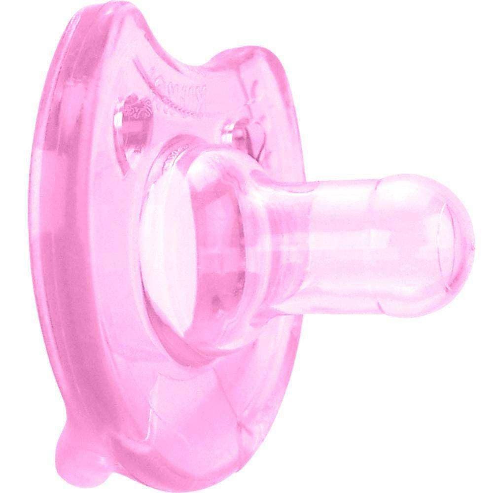 A Chupeta Silicone Soft Comfort Bico Redondo N1 Rosa - Kuka