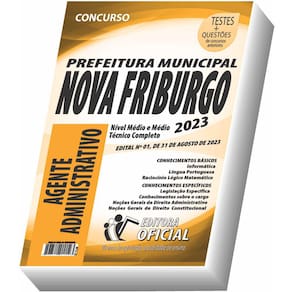 Apostila Prefeitura de Nova Friburgo - RJ - Agente Administrativo