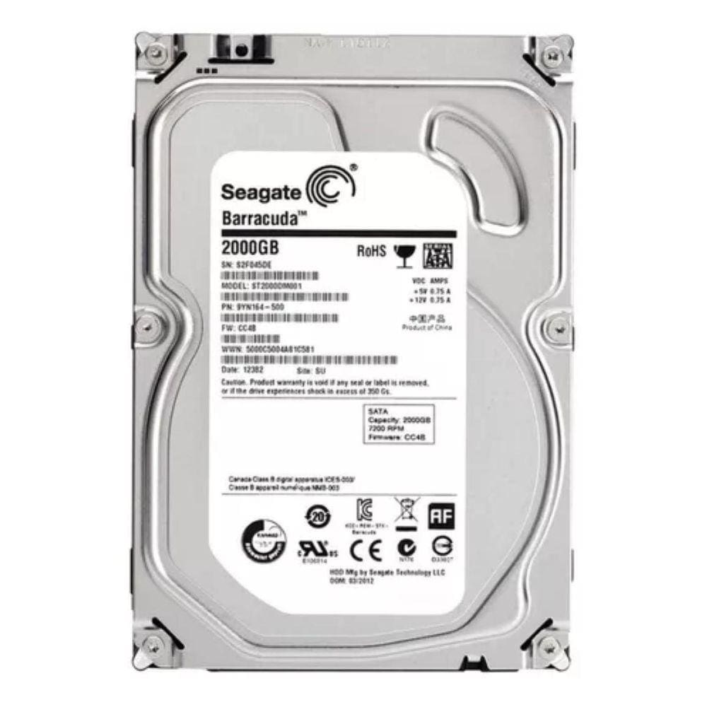 Hd Sata Seagate Barracuda 2Tb St2000Dm001