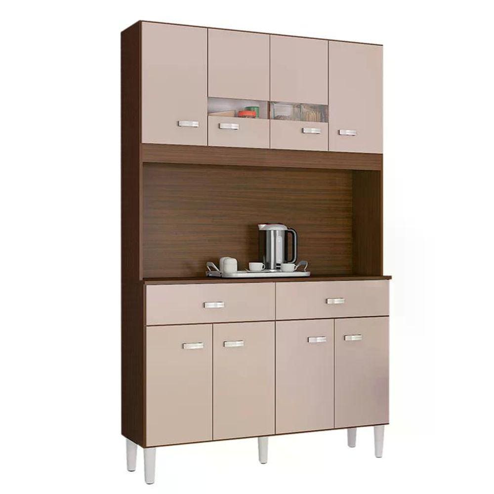 Kit Cozinha Compacta Manu 8 Portas - Poquema