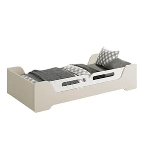 Cama Evolutiva Zaki, Proteção Lateral Usinada e Colchão D33 - Reller Móveis