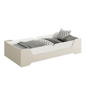 Cama Evolutiva Zaki com 2 Kits Proteção Lateral Lisa e Colchão D20 - Reller Móveis