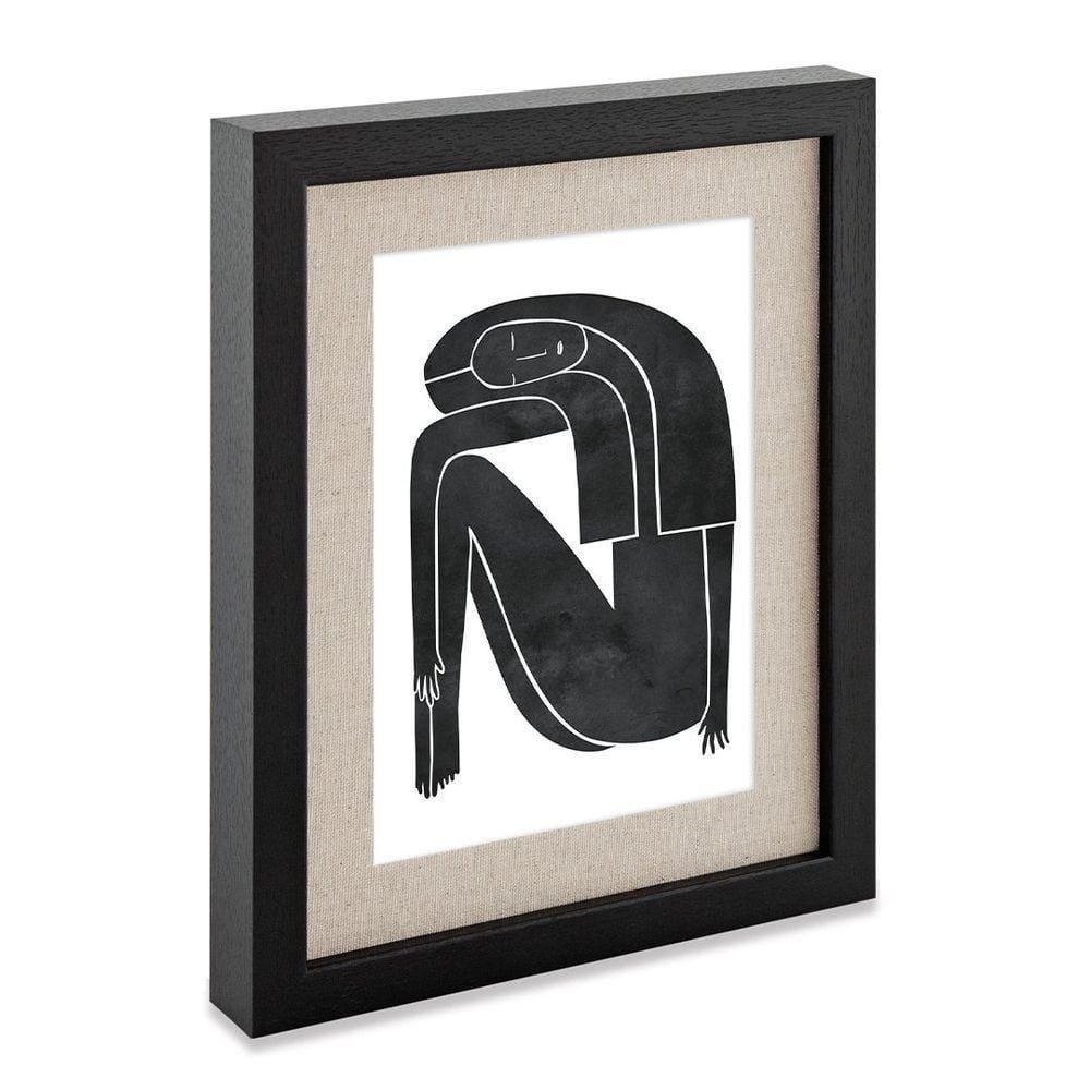 Porta-Retrato Mart Em Mdf Com Linho 10X15Cm