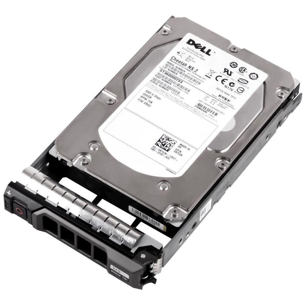 Hd Dell 600Gb Sas 3,5 Rpm 10K 0R752K R752K Er62 St3600002Ss