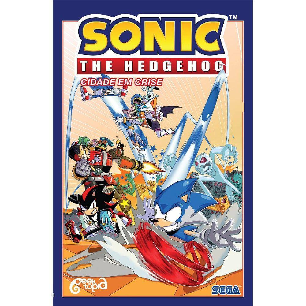 Sonic The Hedgehog - Volume 5: Cidade Em Crise ( Acompanha Poster E Marcado
