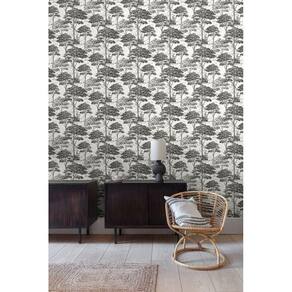 Papel de Parede Maison Paisagens Preto - 10m x 0.53m