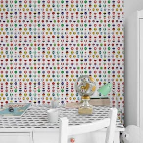 Papel De Parede Kids Futebol Seleções Copa