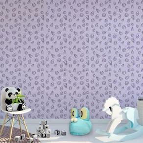 Papel De Parede Infantil Baby Rosa
