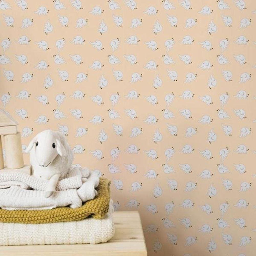 Papel De Parede Kids Elefante Baby