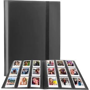 Álbum 432 Bolsos p/ câmera Fujifilm Instax Mini, Polaroid Snap Touch PIC-300 Z2300 e Mini 11 90 70 9 8+ 8 LiPlay (Preto)