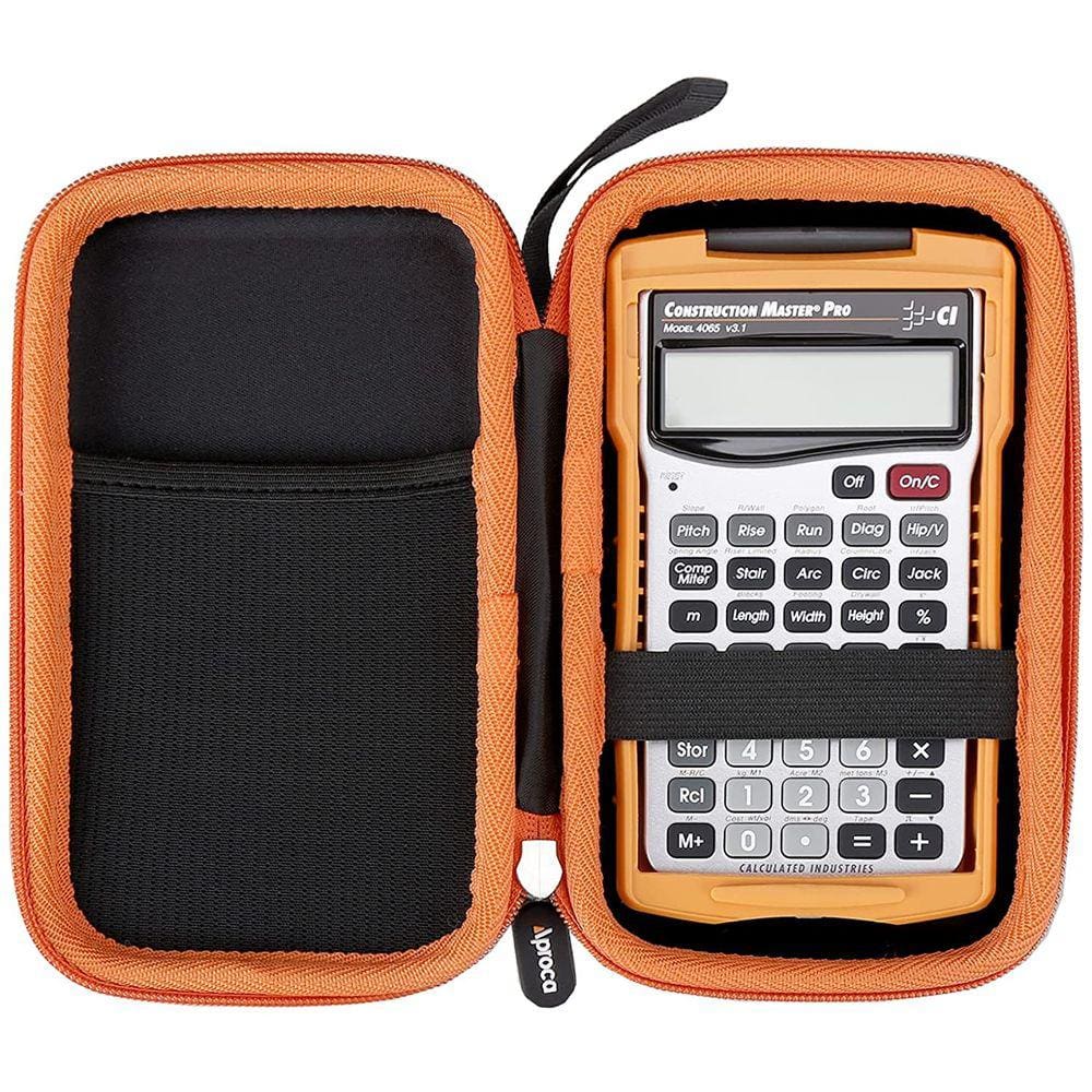 Aproca Hard Storage Travel Case, para Indústrias Calculadas 4080 4065 Construction Master Pro Calculadora