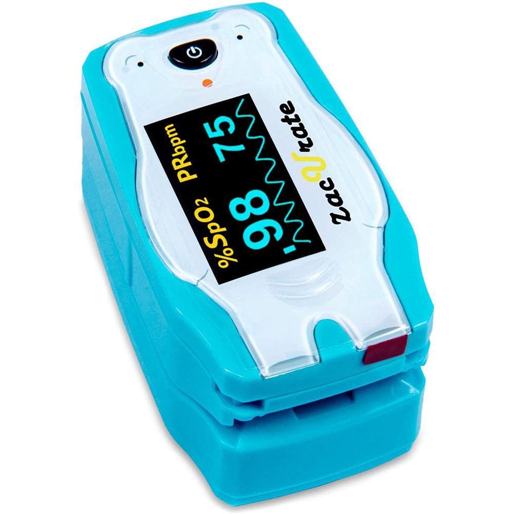 Crianças Digital Fingertip Pulse Oximeter Blood Oxygen Saturation Monitor with Lovely Animal Theme (não para recém-nascido/bebê)