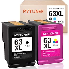 Mytoner Remanufactured Cartucho de tinta para HP 63XL 63 XL 63 Tinta para ejet 3830 4650 4652 4655 5255 5258 Envy 4520 4512 4516 Deskjet 1112 2130 213