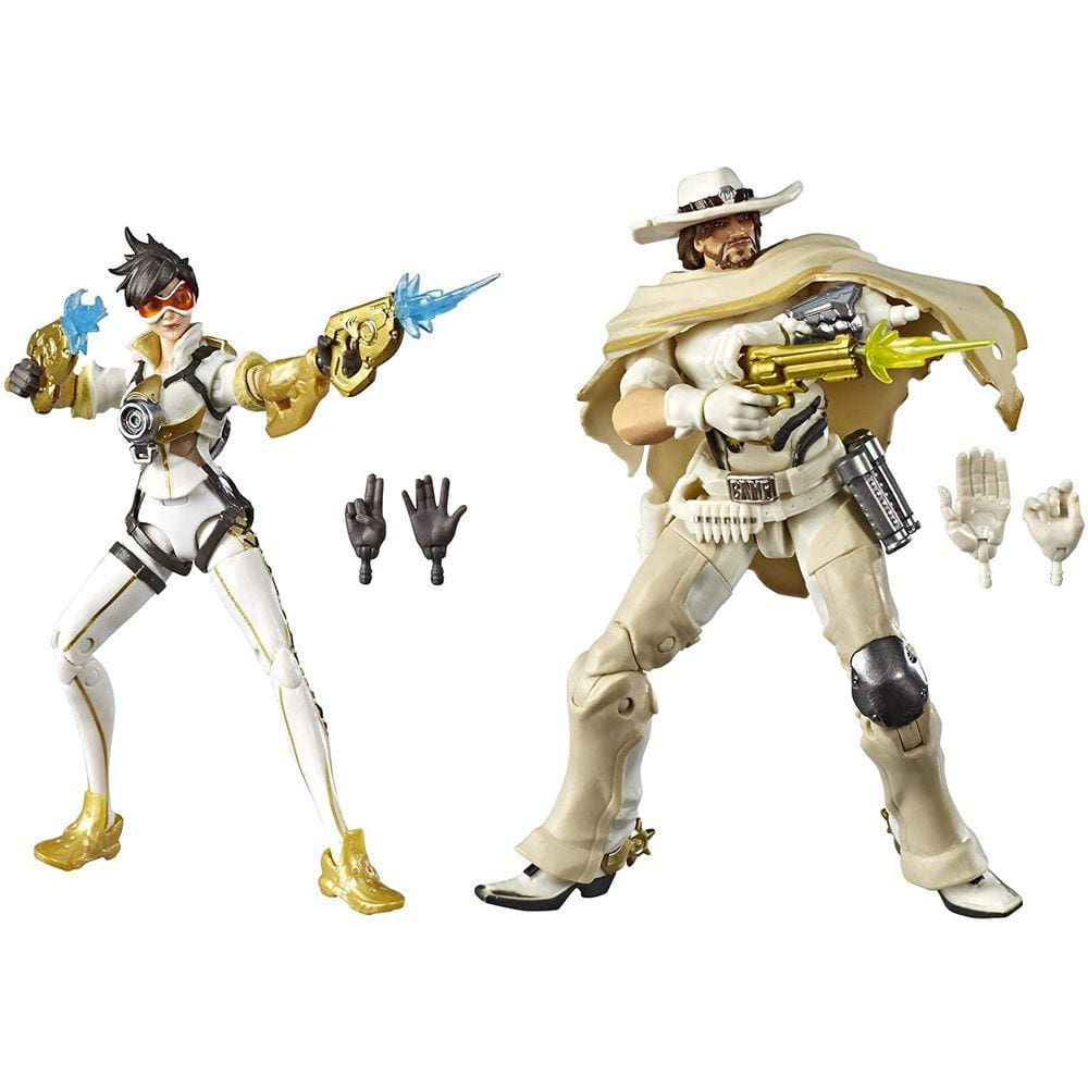 Hasbro Overwatch Ultimate Series Tracer & McCree Fual Pack 6” Figuras de ação colecionáveis