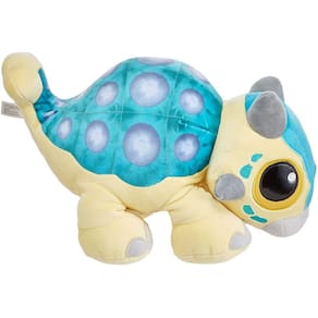 Jurassic World Feature Plush Ankylosaurus Bumpy Baby Dinosaur Toy with Roar Sound &amp; Floppy Legs; Camp Cretaceous Soft Doll Play ou Nap Buddy, Pres