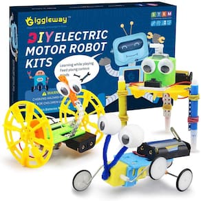 Kits de Ciência Robótica do Motor Elétrico Giggleway, Brinquedos DIY STEM para crianças, Kits de Experimentos de Ciência de Construção para Meninos e