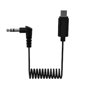 Hollyland 3.5mm TRS macho para USB Tipo C DSP fone de ouvido Jack Audio Adapter Cable para Hollyland Lark M1/150 microfone, compatível com telefone An