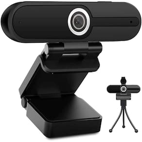 Webcam 4K HD com microfone, câmera web de computador USB de 8MP com obturador de privacidade e tripé, Pro Streaming Webcam PC Cam Mac Desktop Laptop p