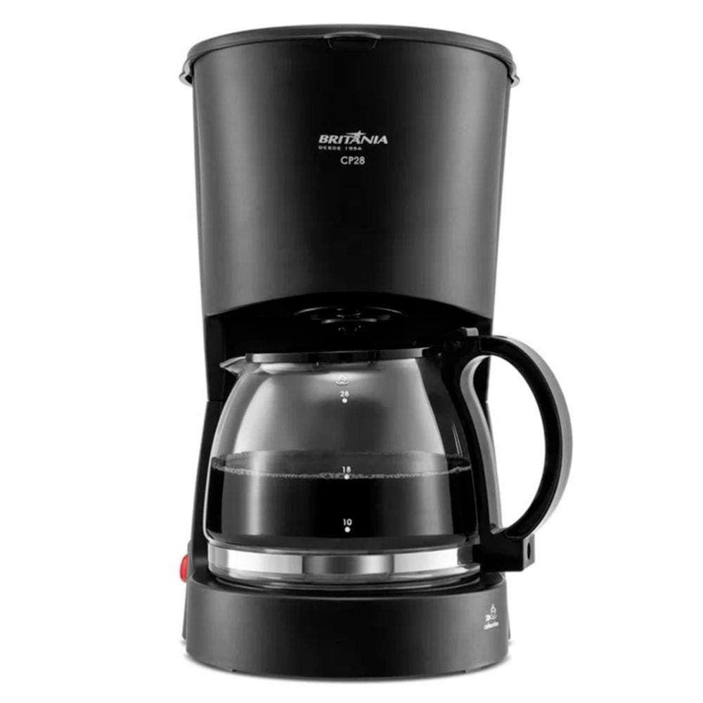 Cafeteira Elétrica Britânia 28 Cafézinhos CP28 Preta 127v