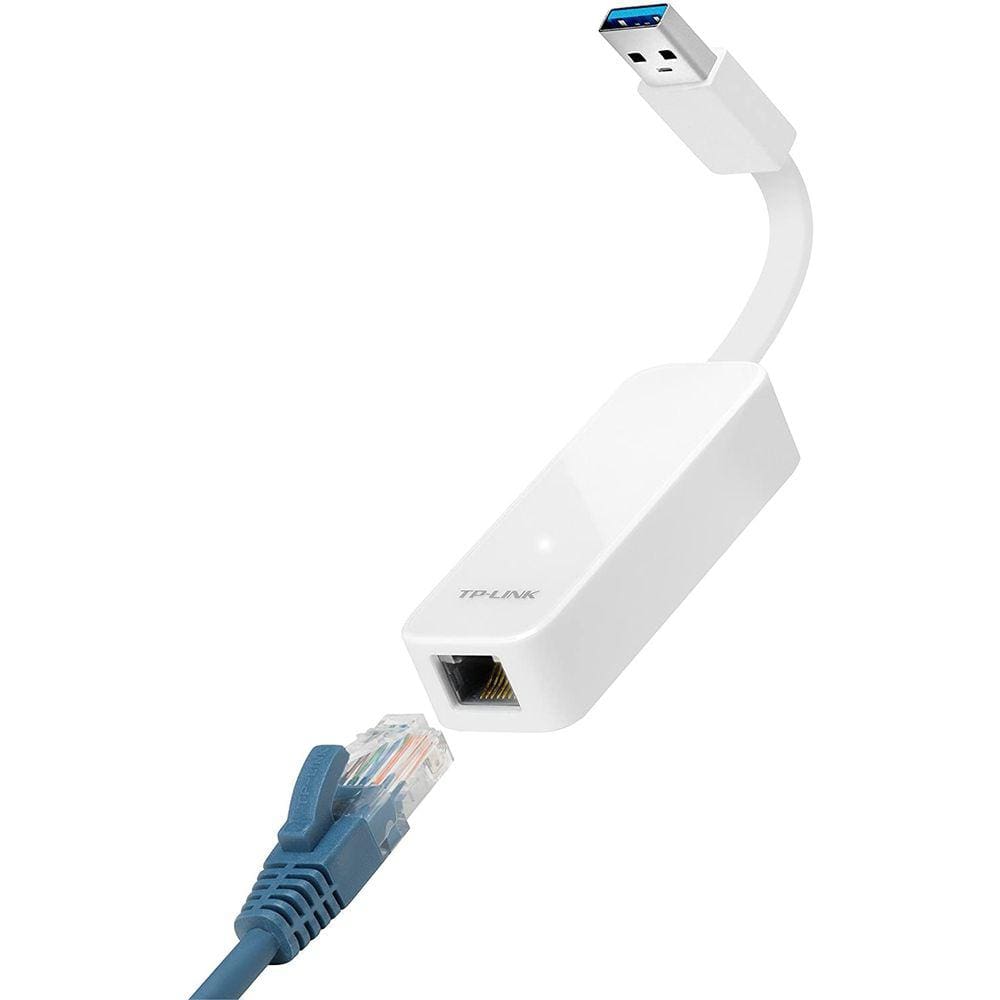 TP-Link USB para Adaptador Ethernet (UE300), USB USB dobrável 3.0 para Adaptador de Rede LAN Gigabit Ethernet, Suporte ows 10/8.1/8/7/Vista/XP para De