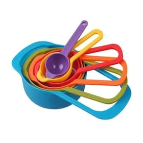 Kit Colher de Medidas com 6 Peças - Jogo de Medidor Colher - Medidores de Cozinha Xícaras e Colheres - PANAMI