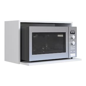 Armário Nicho Para Microondas 60cm Multimóveis Cr20093 Branco Branco