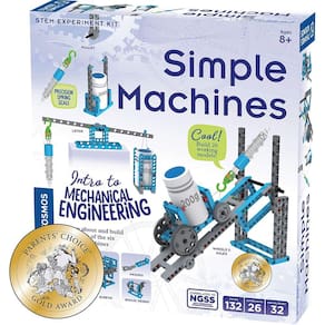 Thames & Kosmos Simple Machines Science Experiment & Model Building Kit, Introdução à Física Mecânica, Construir 26 Modelos para Investigar As