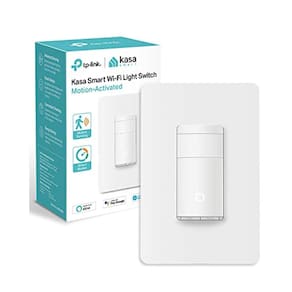Kasa Smart Motion Sensor Switch, Single Pole, Needs Neutral Wire, 2.4GHz Wi-Fi Light Switch, Compatível com Alexa & Google Assistant, CERTIFICAÇÃO UL,