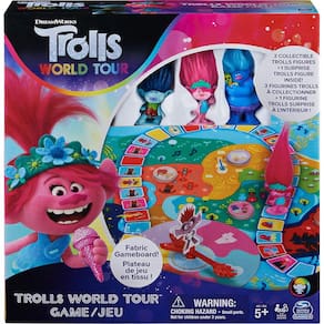 Trolls World Tour Cooperative Strategy Board Game para famílias e crianças de 5 anos ou mais