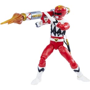 Power Rangers Lightning Collection Perdeu Galaxy Red Ranger 6 Polegadas Premium Collectible Action Figure Toy com acessórios