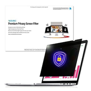 Filtro de privacidade 15,6" 16:9 antirreflexo - Proteção contra arranhões - Confidencialidade de dados.