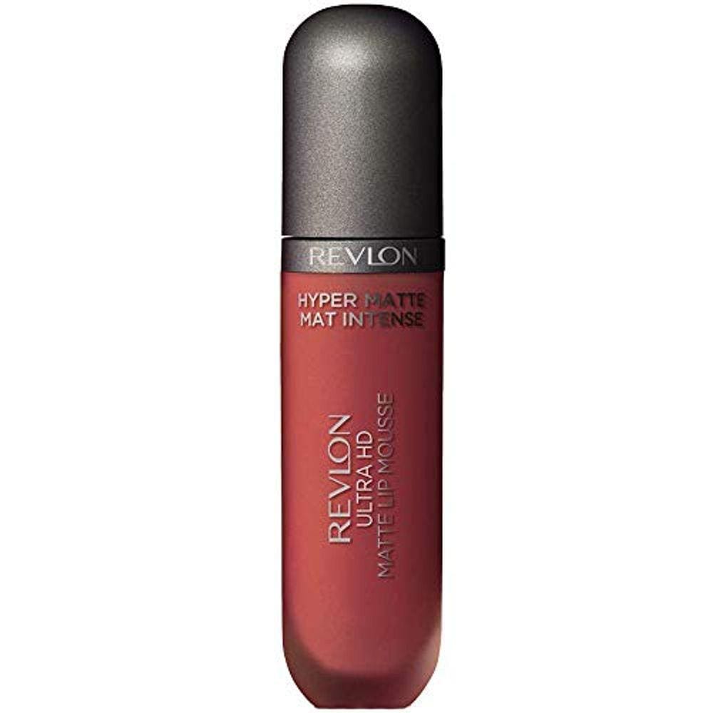Ultra HD Lip Mousse r Matte, Longwearing Creamy Liquid Lipstick in Plum / Berry, Spice (825), 0.2 oz