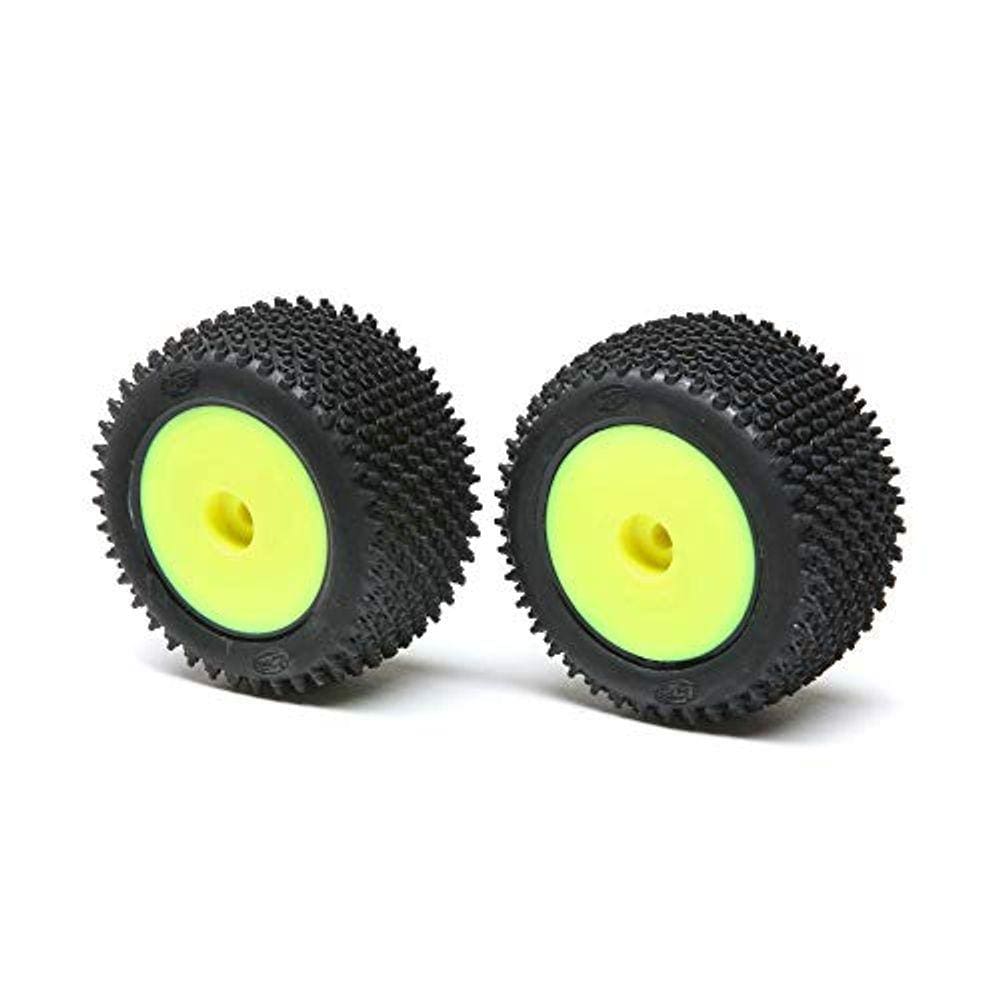Losi Step Pin Montado Pneus Traseiros Amarelos 2 Mini-T 2.0 LOS41009 Elec Peças de substituição de carro/caminhão