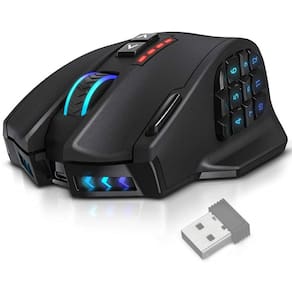 UtechSmart Venus Gaming Mouse RGB Wired, 16400 DPI Laser Programable MMO Computer Gaming Mouse [Recomendação da IGN]