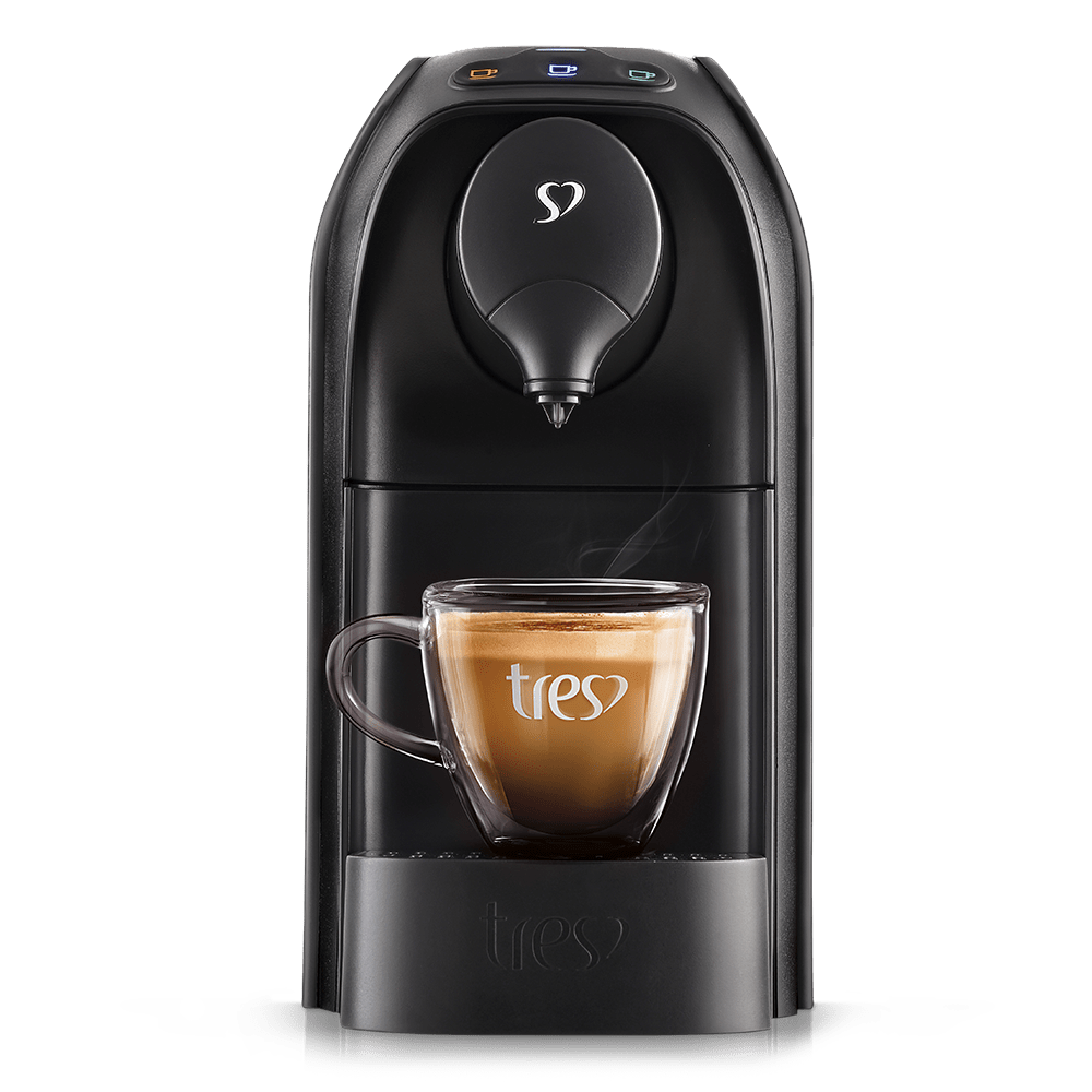 Cafeteira Espresso Passione Preta Automática - TRES 3 Corações