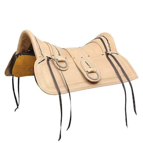 Arreio São José Assento 15" em Couro Natural Bronc-Steel 29278