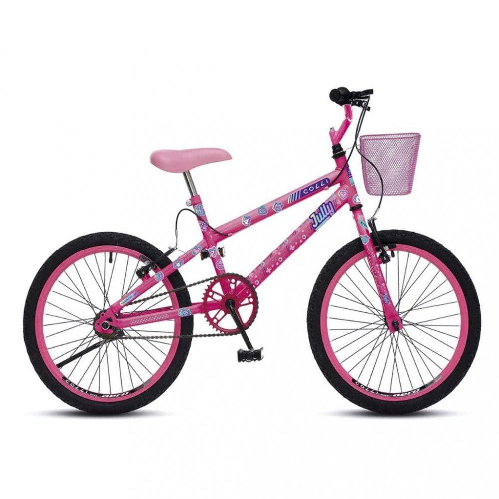Bicicleta Colli Bike Jully Aro 20 Rígida 1 Marcha - Rosa