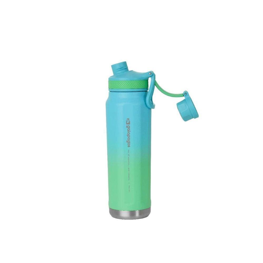 Garrafa Térmica Cascade 710Ml Galapagos Degradê Verde E Azul