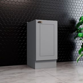 Balcão De Cozinha 40 Cm 1 Porta Americana Henn Cinza