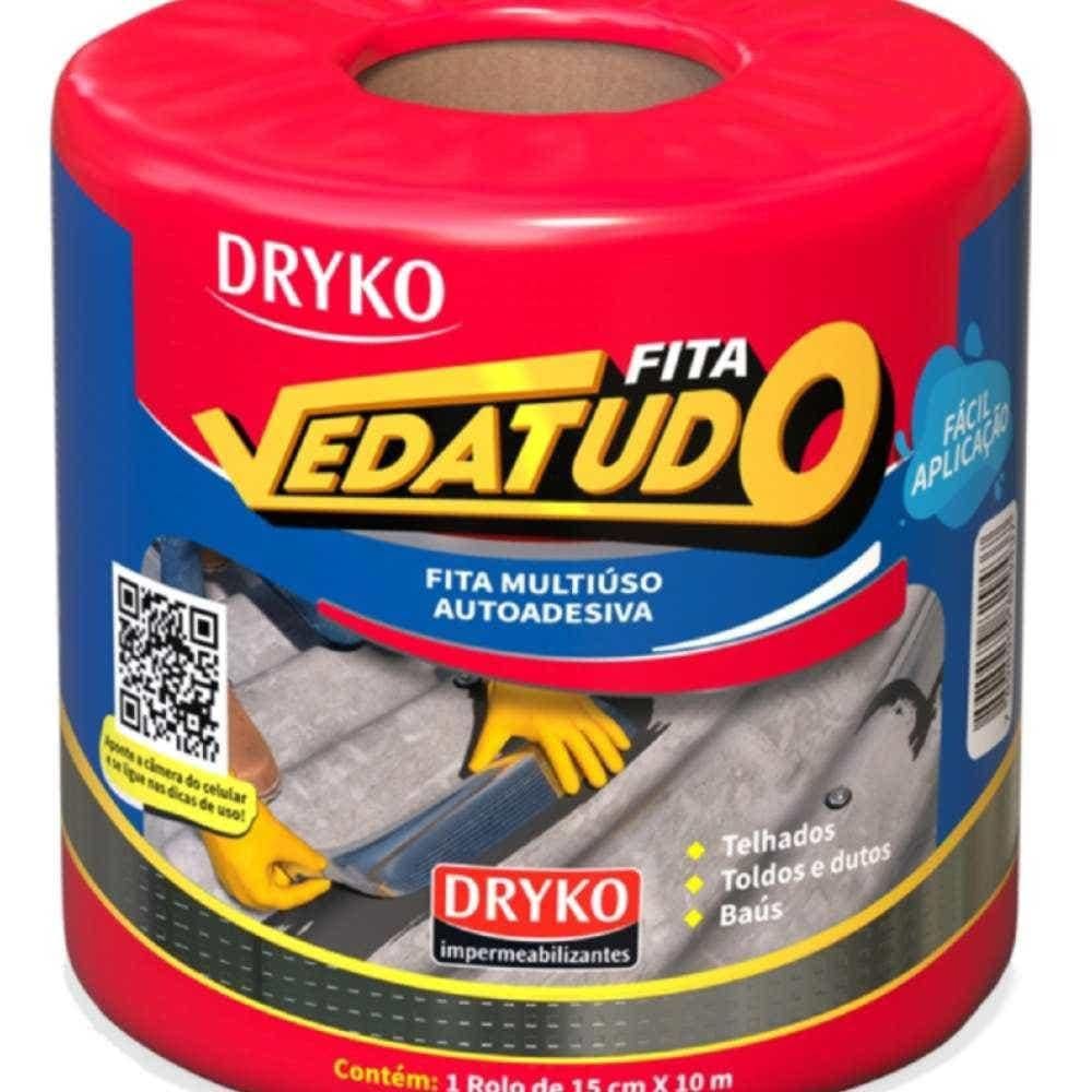 Fita Autoadesiva Asfáltica Vedatudo 15 x 10 cm DRYKO