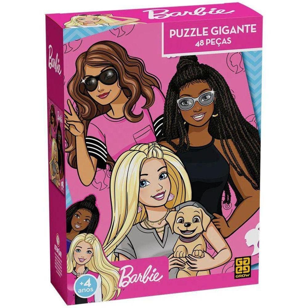 Quebra-Cabeça Barbie Troca Roupas Xalingo - xalingo