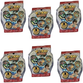 Medalhas Yo-Kai Série 2 - Pacote de 6 sacos surpresa - 18 medalhas aleatórias