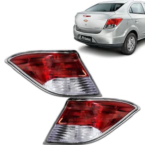 Par Lanterna Traseira Chevrolet Prisma 2013 2014 2015 2016 Fumê