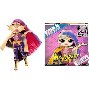 Boneca Fashion com Acessórios de Filme, Surpresas e Playset - Presente Ideal para Meninas de 4+