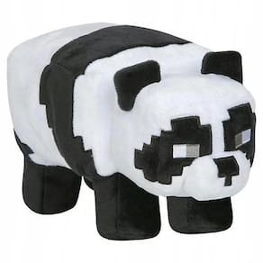 Pelúcia Minecraft Panda Steve - Mascote Figura Fofinha 20cm