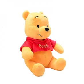 Urso de pelúcia Winnie The Pooh Disney 25cm - Brinquedo Infantil Bonito e Macio